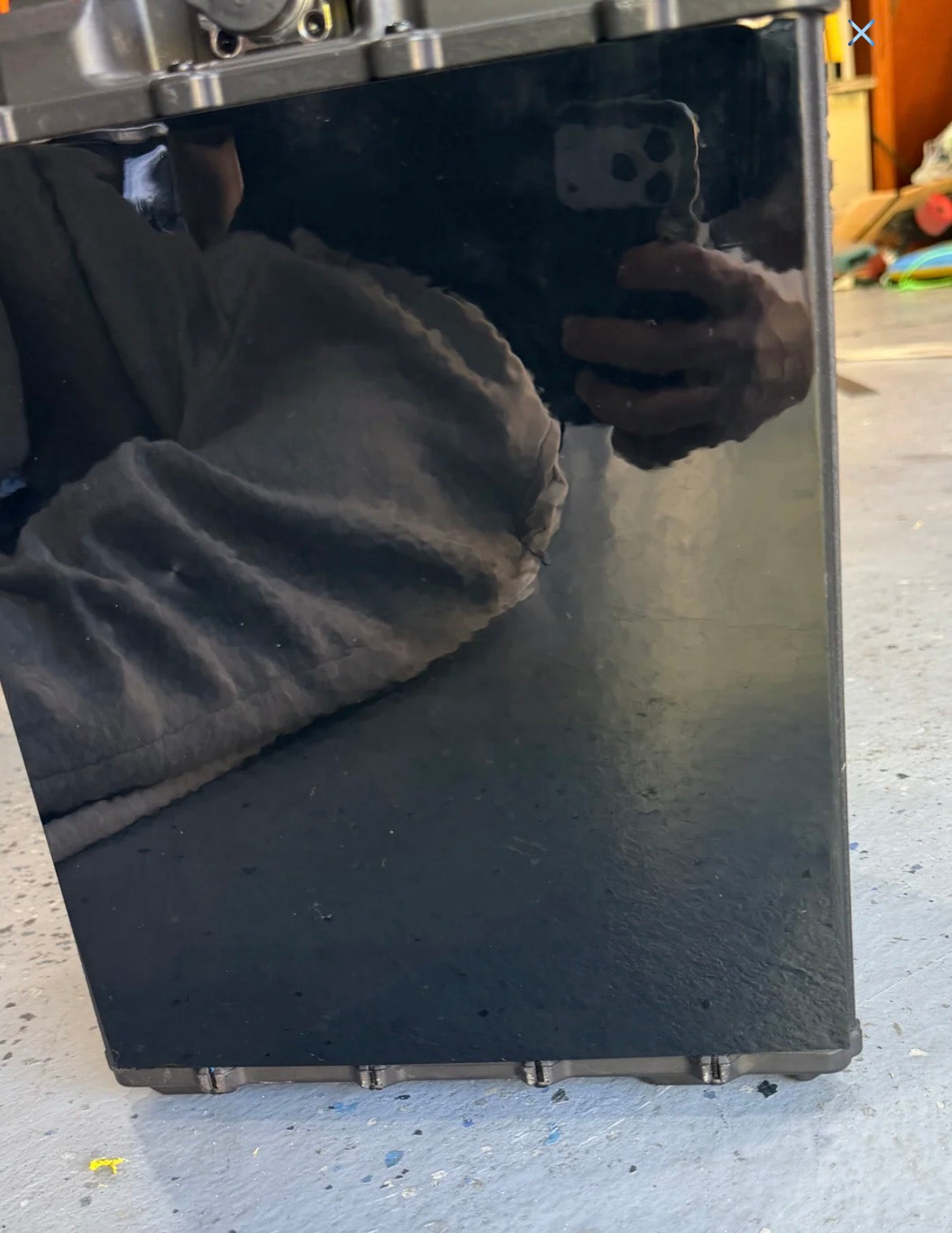 Glossy Black Emoto Battery Shield