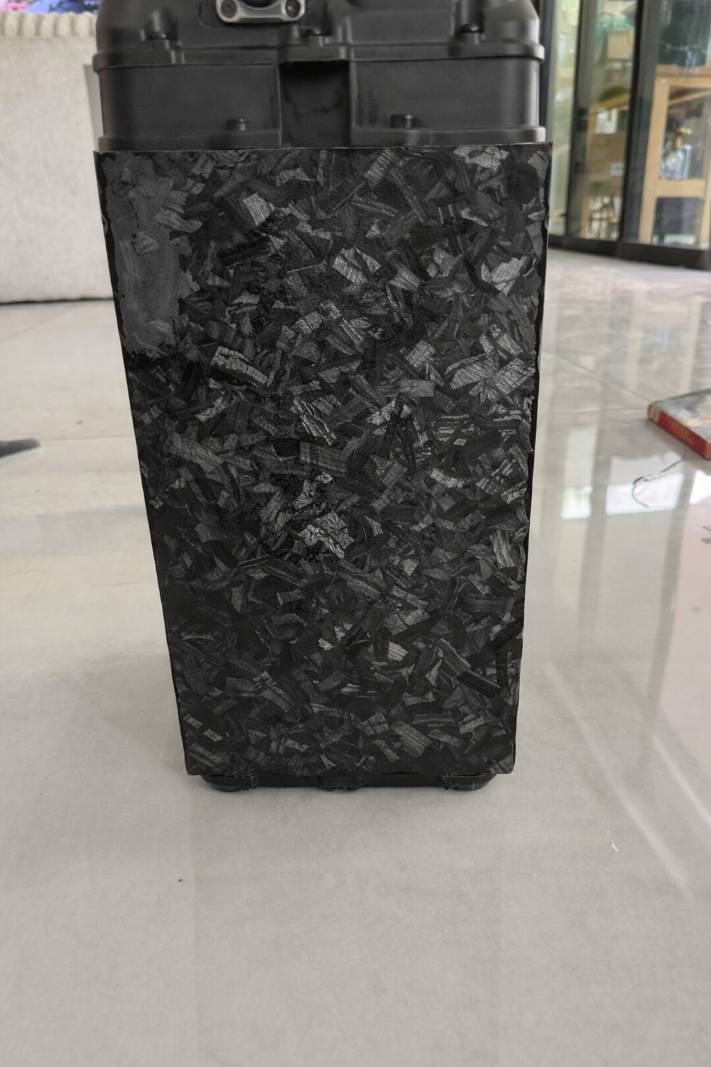 Forged Carbon Fiber Battery Shield